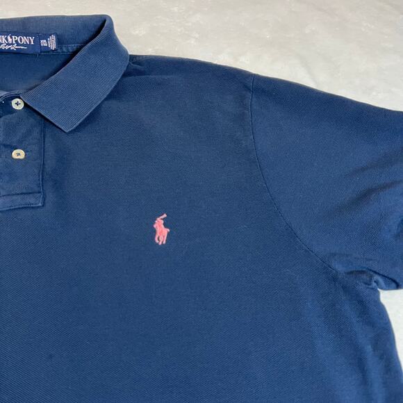 Ralph Lauren Pink Pony Men's Polo Shirt Size XXL Casual Preppy Nautical Colorful - Picture 3 of 9
